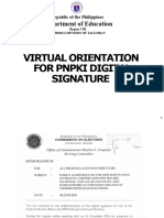 Virtual Orientation PNPKI Team