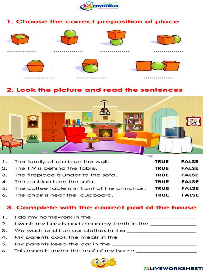 Colocación de Objetos WN Ingles | PDF