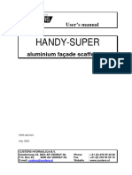 Handy Super Facade Scaffold - E MANUAL