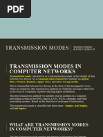 Transmission Modes