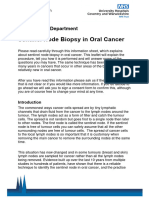 Sentinel Node Biopsy in Oral Cancer
