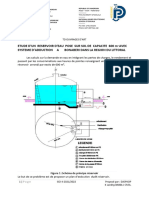 Etude D'Un Reservoir D'Eau Pose Sur Sol de Capacite 600 M Avec Systeme D'Adduction A Bonaberi Dans La Region Du Littoral
