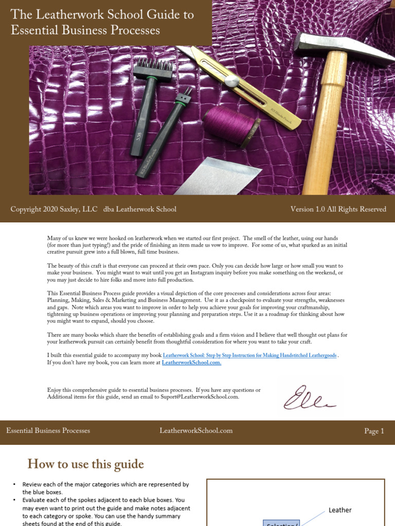 Stats For Leatherwork Guide