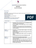 Coursework 02: Documentation Guidelines