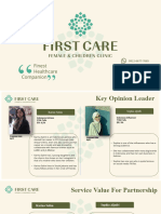 First Care KOL Partnership Update