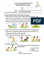 Soal PJOK Kelas 1 PTS (TRI)