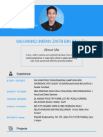 Muhamad Imran Zafri Bin Salleh: About Me