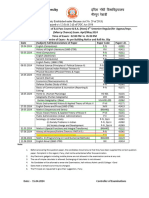 Revised-Theory Date Sheet of B.A Pass Course & B.A. (Hons) 4th Sem. Regular, Re-Appear, Impr. (Mercy Chance) Exams. April-May, 2024