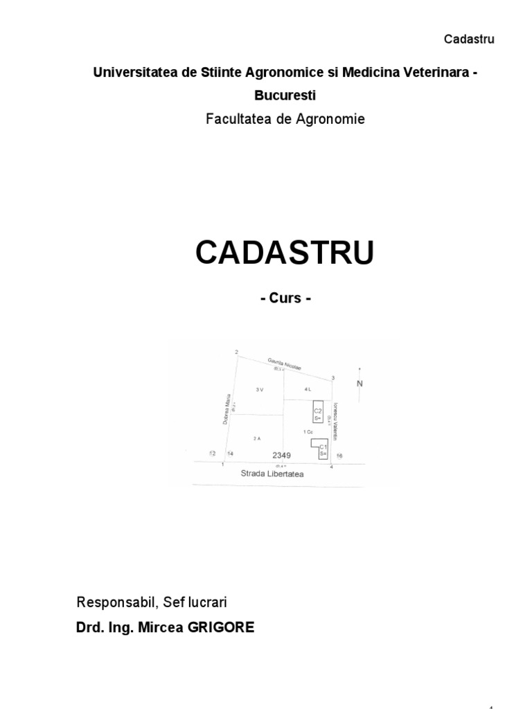 Curs Cadastru