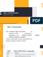 INFOMAN Lesson 9 Basic SQL Commands