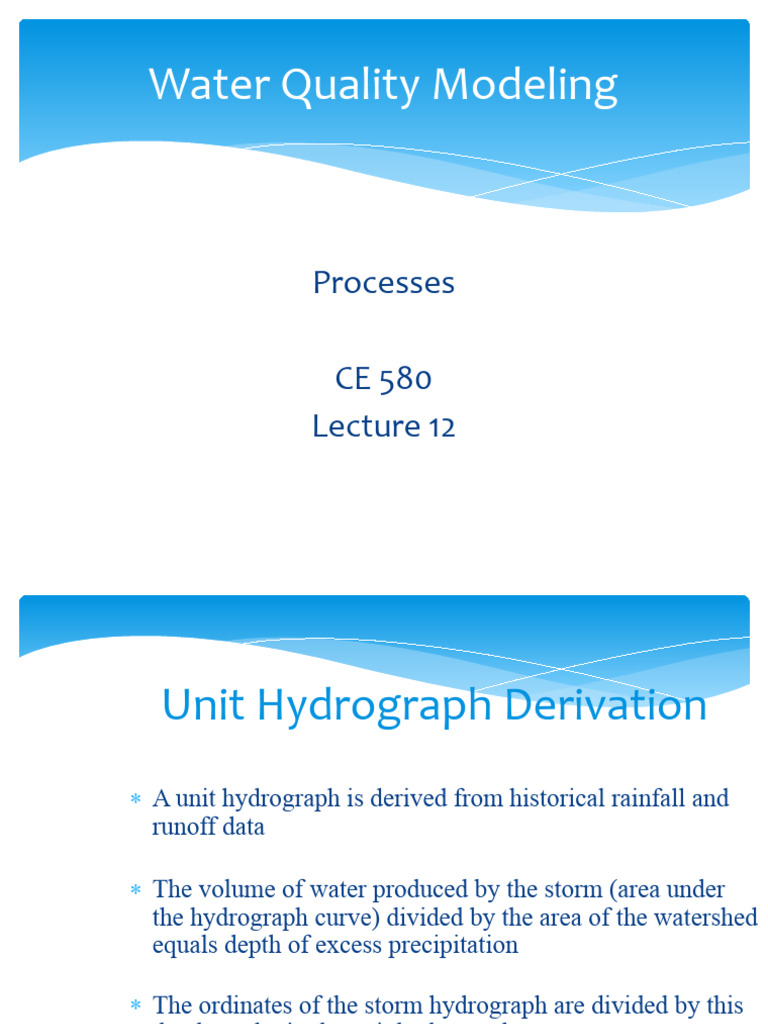 Unit Hydrograph Derivation Explained | PDF | Science & Mathematics ...
