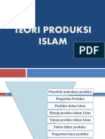 Produksi Dalam Sistem Ekonomi Islam