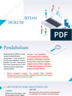 II. Pengertian Hukum