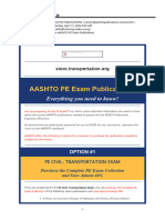 AASHTO PE Exam Information