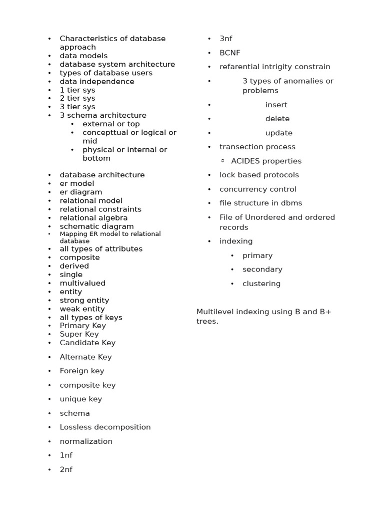 Comprehensive Guide to Database Systems | PDF