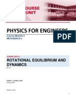 Physeng CM2 Cu6. Rotational Equilibrium 1