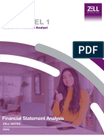 Financial Statemenet Analysis - Zell Education 2024