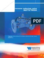 Pressure Reducing Valve Watts Pr500
