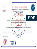 Certificat de Formation Aux Premiers Secours
