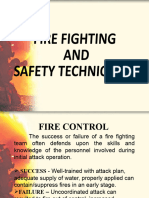 7. Fire Fighting Safety Techniques
