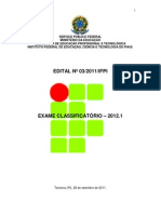 IFPI Edital - 2012.1