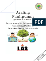 AP - 6 - Q4 - WK5 - Pagtatanggol at Pagpapanatili Sa Karapatang Pantao at Demokratikong Pamamahala