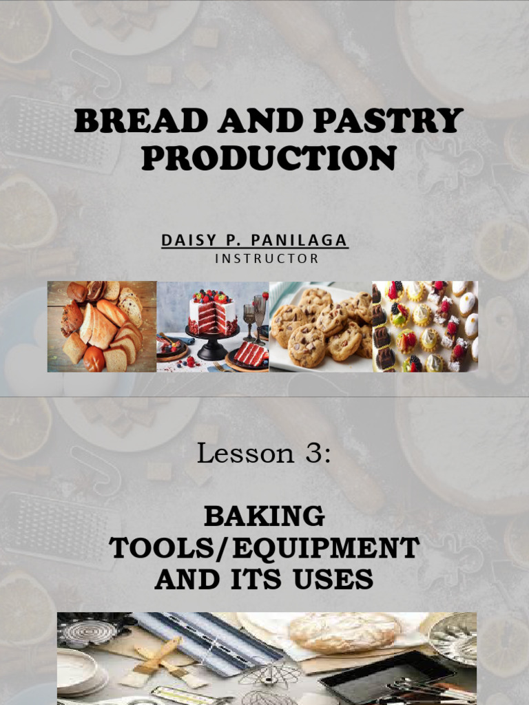 CHAPTER 3 Tools and Equipment PDF Oven Baking