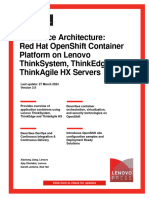 Lenovo Reference Architecture For OpenShift - 2024-03-27