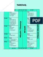 Timetable Suncity