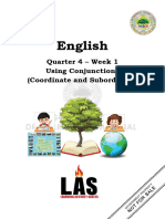 ENGLISH 6 Q4 WK1 UsingConjunctions (CoordinateAndSubordinate) v0.1