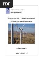 Introdução À Energia Eólica - Rui Castro