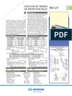 RELE PROTECCION DE TENSIÓN RV-UT