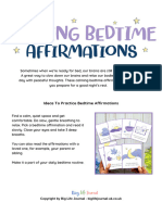 Calming Bedtime Affirmations 