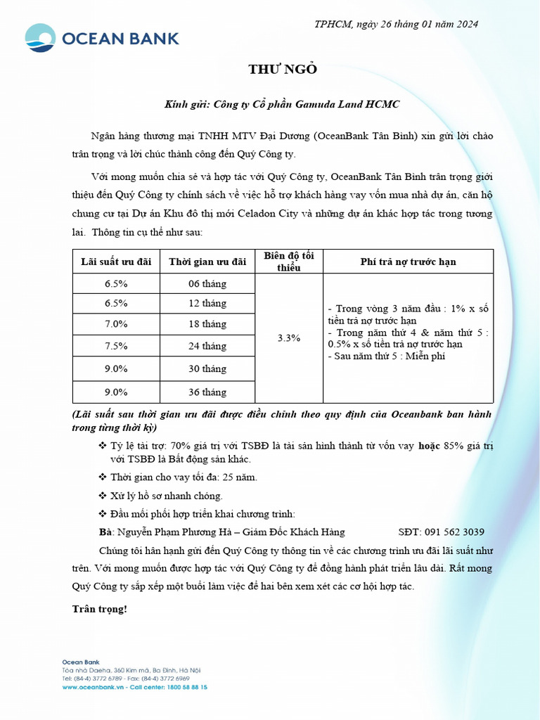 Ocean Bank - Thu Ngo Gamuda 260124 | PDF