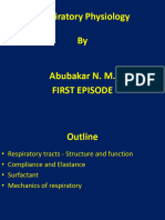 Respiratory Physiology First Episodes