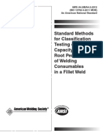 Standard Methods For Classification Testing of Positional Capacity and Root Penetration of Welding Consumables in A Fillet Weld