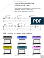 Dorian Dominant Bebop and Chromatic Lines