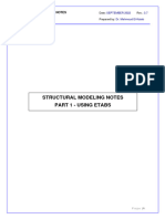 Etabs Modeling Procedure