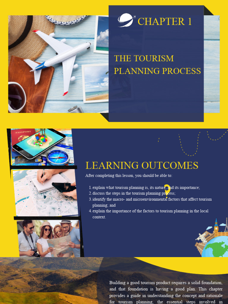 Week 1 the tourism planning process pdf tourism infrastructure