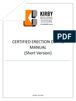 Certified Erection Detail Manual (Short Version) : REVISED: 10.8.2018
