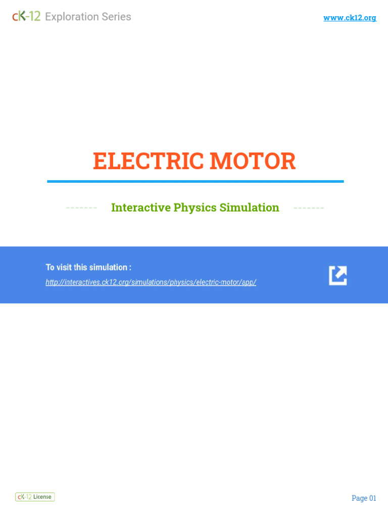 Electric Motor Download Free PDF Electric Motor Direct Current