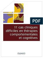 11 Cas Cliniques Difficiles en Thérapies Comportementales Et Cognitives