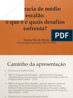 13 - Vanessa Elias - Burocracia de Médio Escalão - o Que É e Quais Desafios Enfrenta