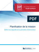 CRRIP - Guide Pratique - Planification de La Mission D'audit Interne - Définir Les Objectifs Et Le Périmètre D'intervention