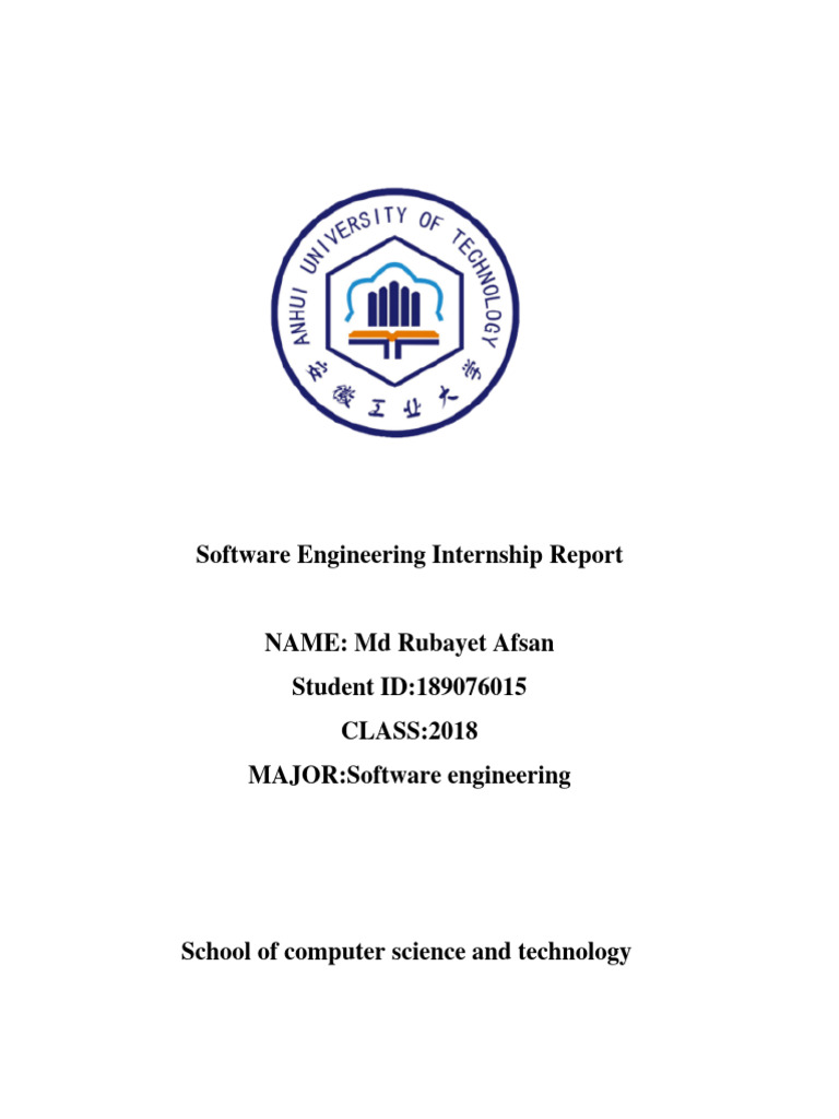 Software Engineering Internship Overview | PDF | Java Script ...