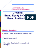 Brand Equity & Positioning