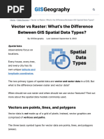 Vector Vs Raster - What's The Difference Between GIS Spatial Data Types - GIS Geography