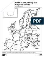 Colour in The European Country Activity