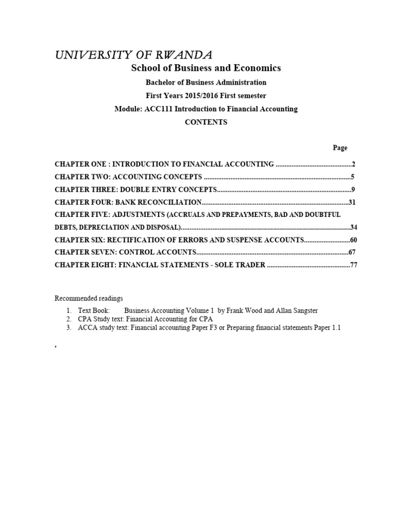 IntroAcc1101 Financial Notes015 16 | PDF | Debits And Credits | Business