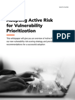 Adopting Active Risk For Vulnerability Prioritization
